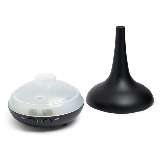 NNEIDS Decor Ultrasonic Aroma Diffuser - Black Colour-1