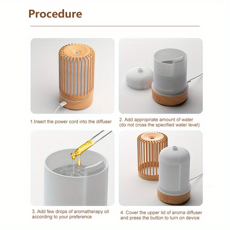 Ultrasonic Aromatherapy Essential Oil Diffuser& 150ml