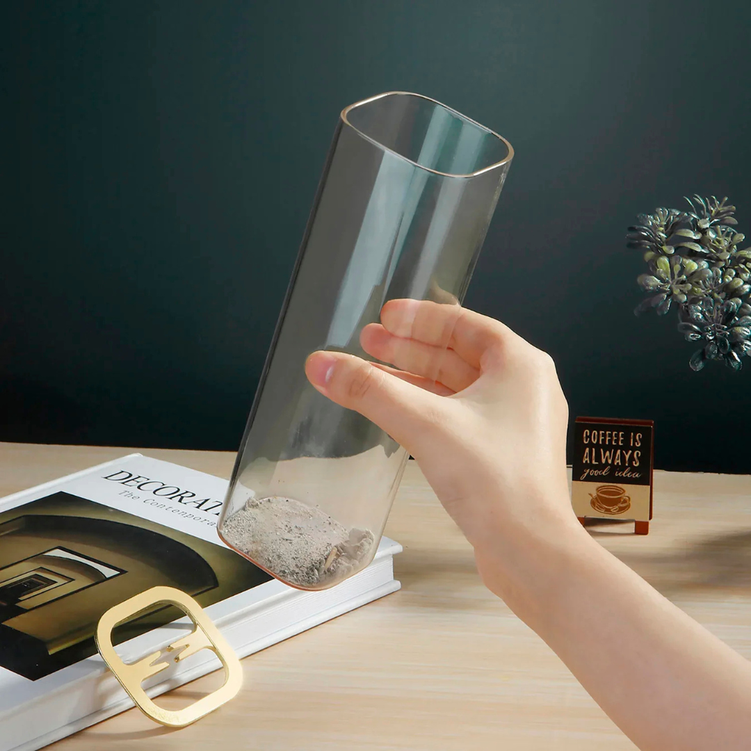 2-in-1 Glass Incense Burner with Removable Ash Catcher