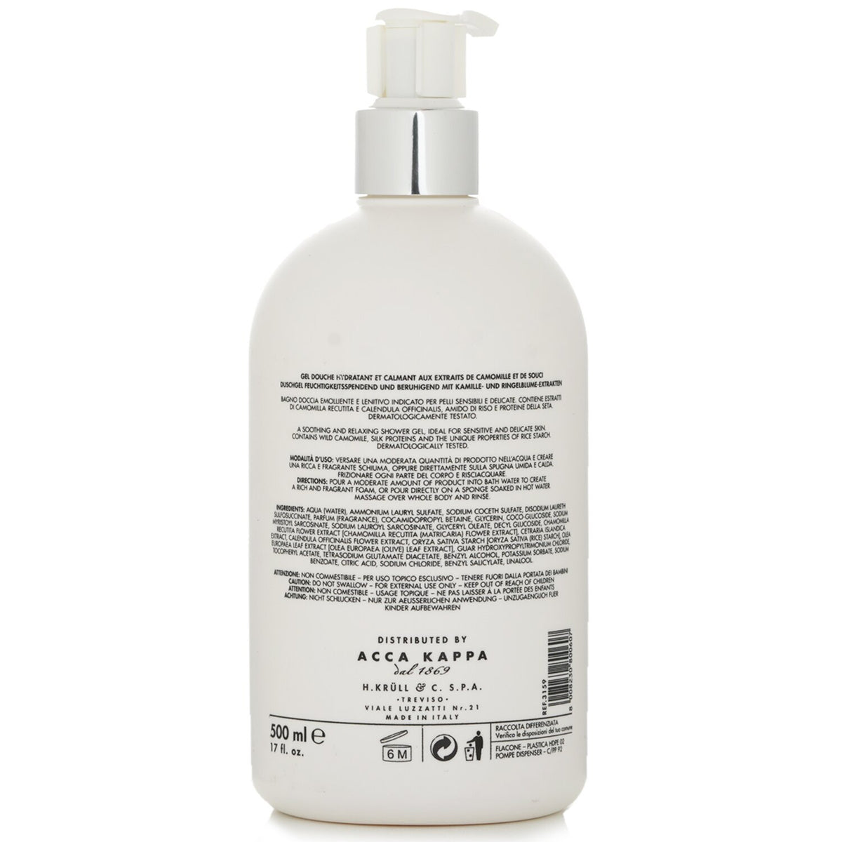 Acca Kappa White Moss Shower Gel 500mL