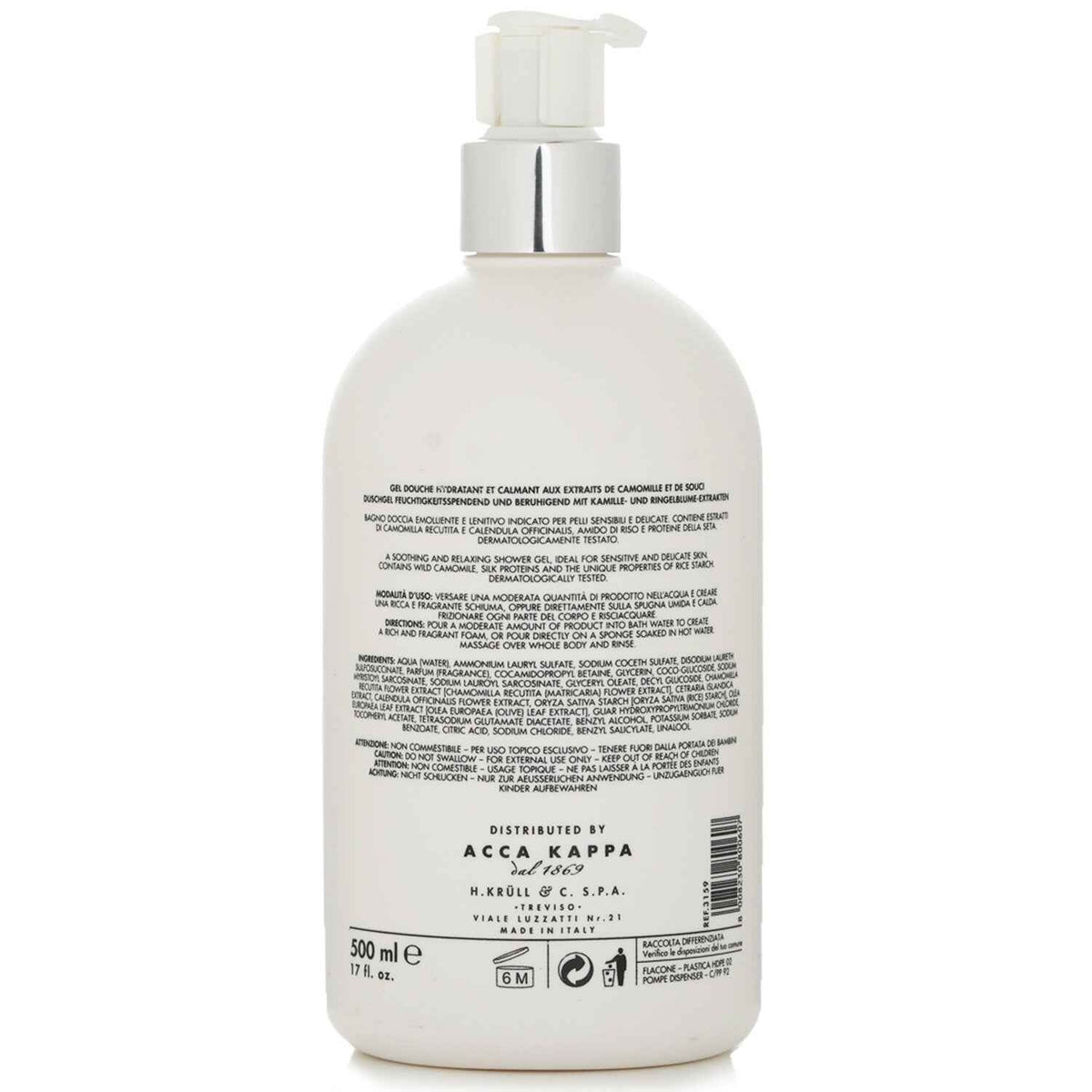Acca Kappa White Moss Shower Gel 500mL