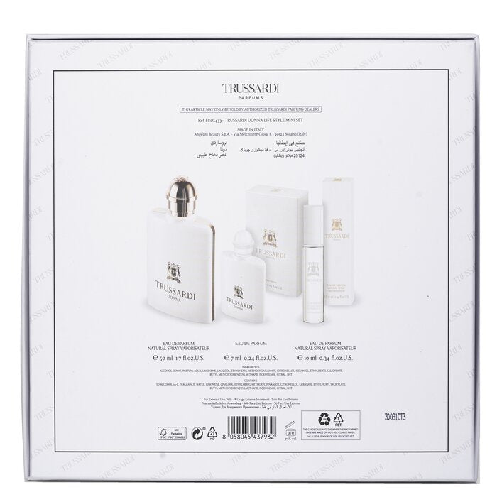 Trussardi Donna Eau de Parfum Mini Coffret 50mL + 10mL + 7mL additional supplier image 3
