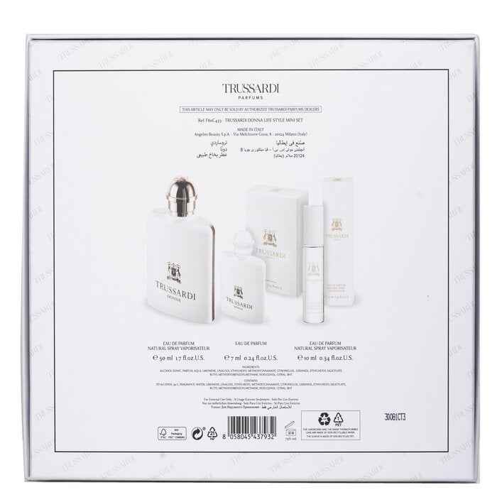 Trussardi Donna Eau de Parfum Mini Coffret 50mL + 10mL + 7mL