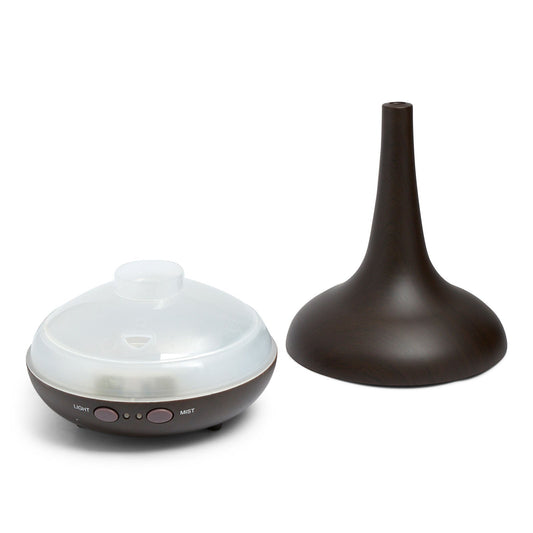 NNEIDS Milano Decor Ultrasonic Aroma Diffuser - Dark Wood Grain Color-1