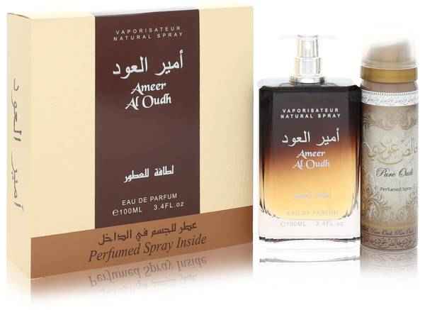 Lattafa Ameer Al Oudh Eau de Parfum Gift Set 100mL + 50mL Perfumed Spray