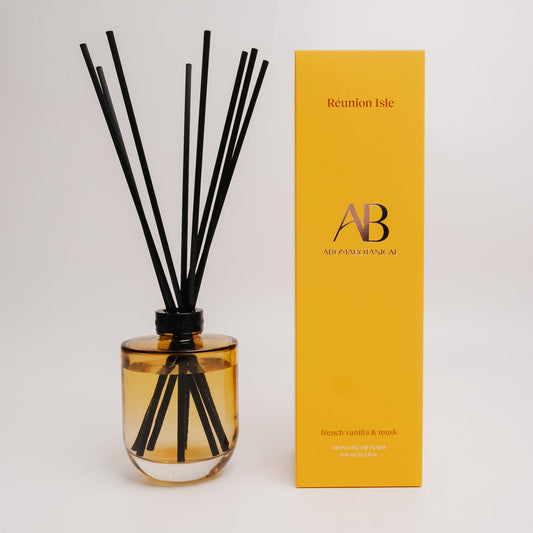 Aromabotanical Reunion Isle – French Vanilla & Soft Musk Reed Diffuser 400mL product image