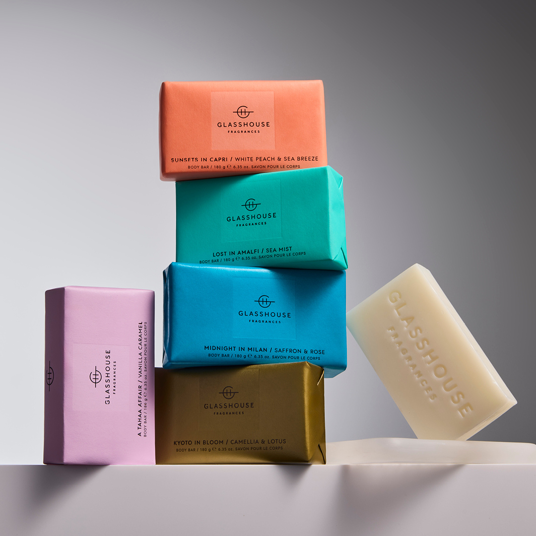 Glasshouse Fragrances Sunsets In Capri Body Bar 180g