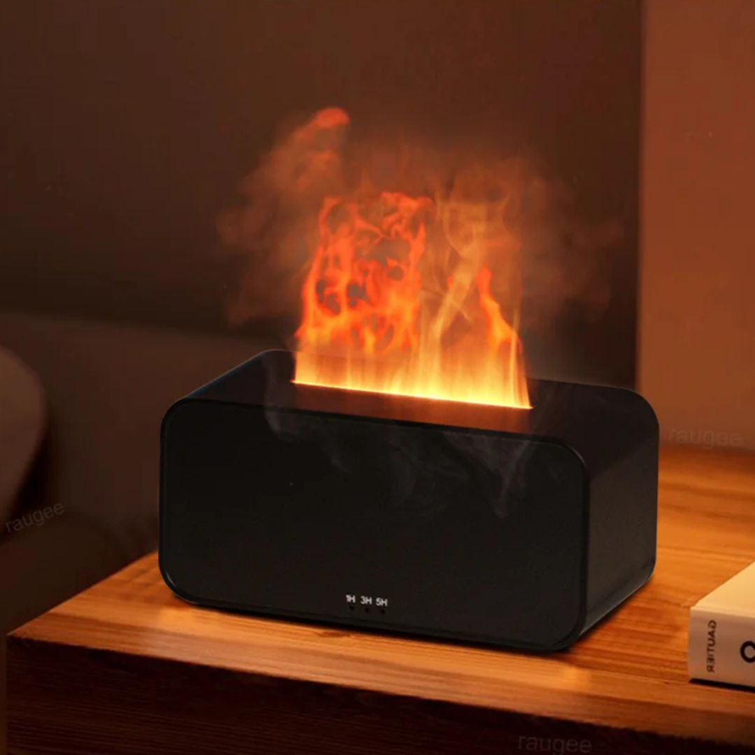 Air Aroma Humidifier & Mini Flame Diffuser