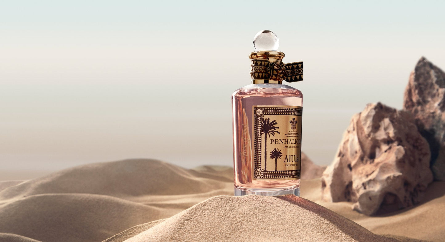 Penhaligon's AlUla desert landscape fragrance campaign