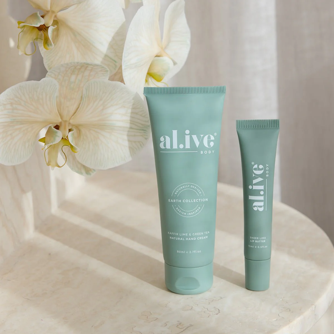 al.ive body Tinted Lip Butter Sheer Lime 15mL