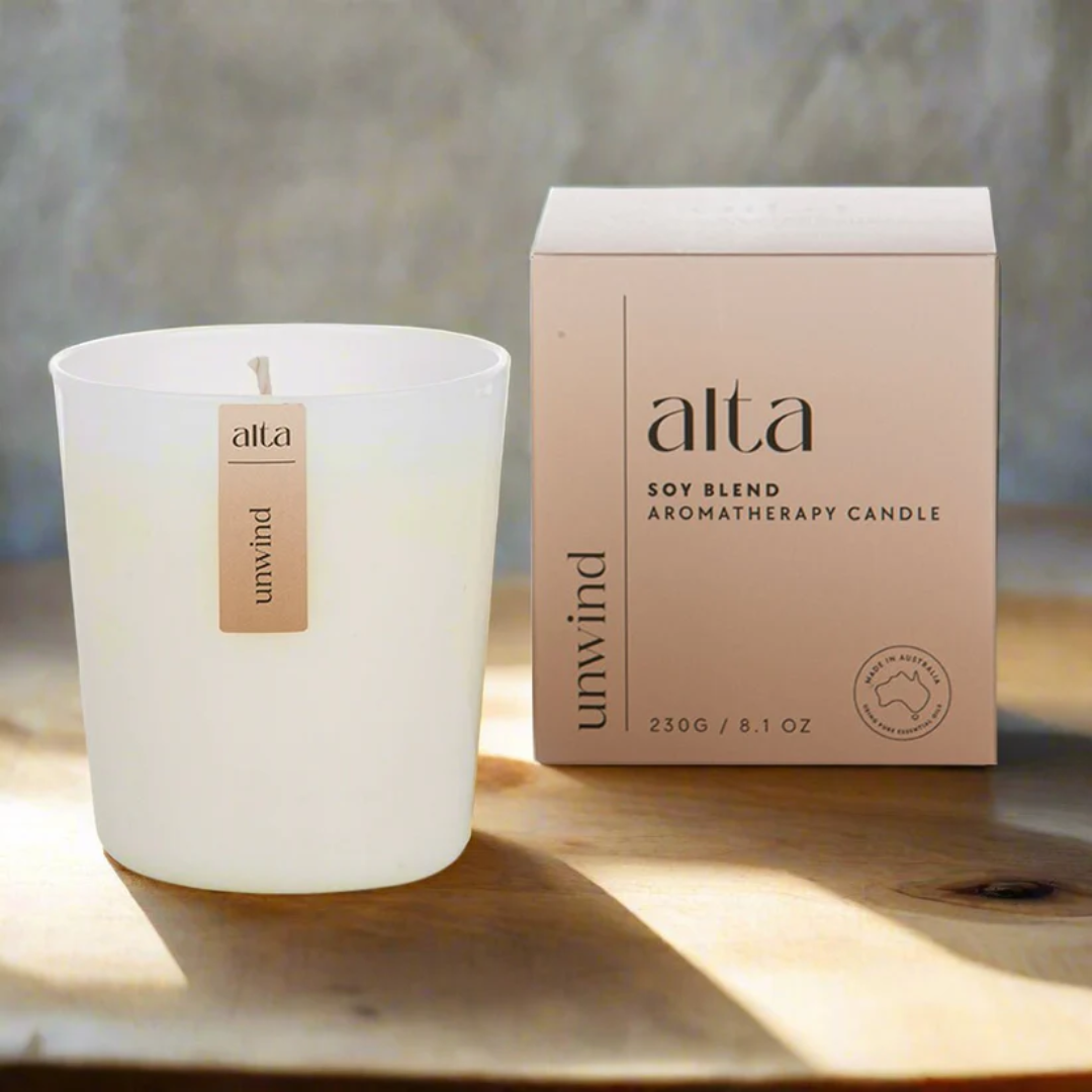 Altasphere Alta Essential Oil Candle Unwind 230g