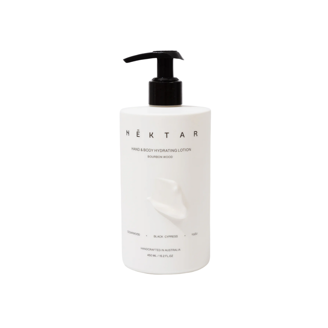 Nektar Bourbon Wood Hand & Body Hydrating Lotion 450ml