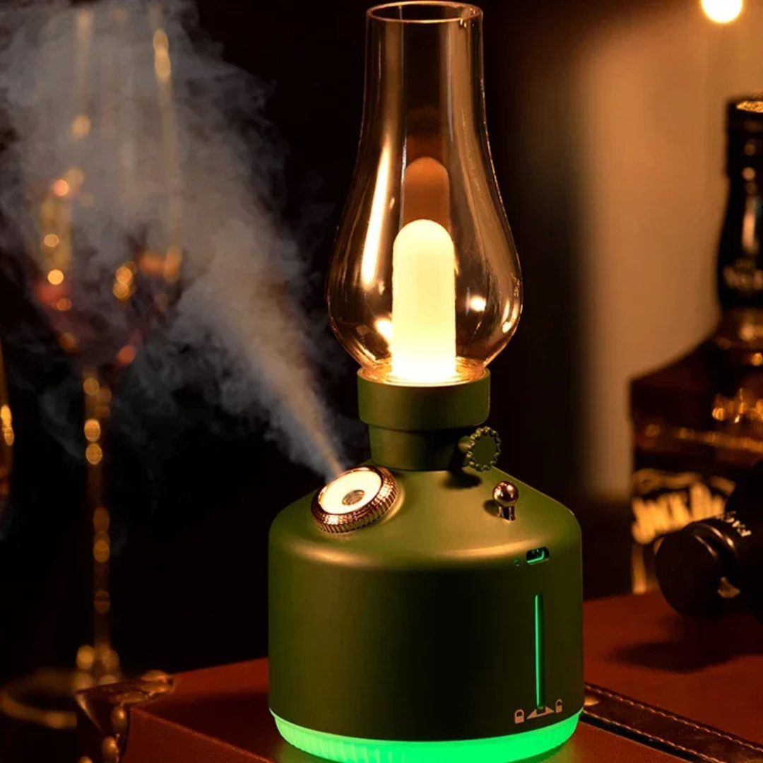 Candlelight Retro Lamp Air Humidifier & Aroma Diffuser