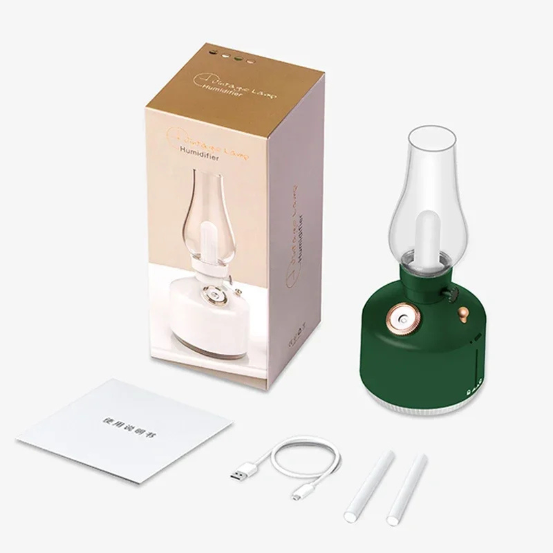 Candlelight Retro Lamp Air Humidifier & Aroma Diffuser