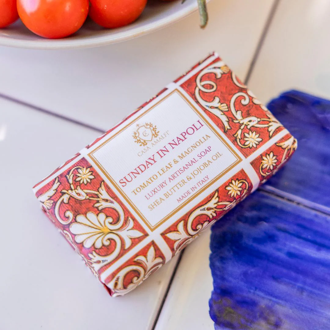 Casa Amalfi Sunday In Napoli Body Soap Tomato Leaf & Magnolia Set of 3 × 150g