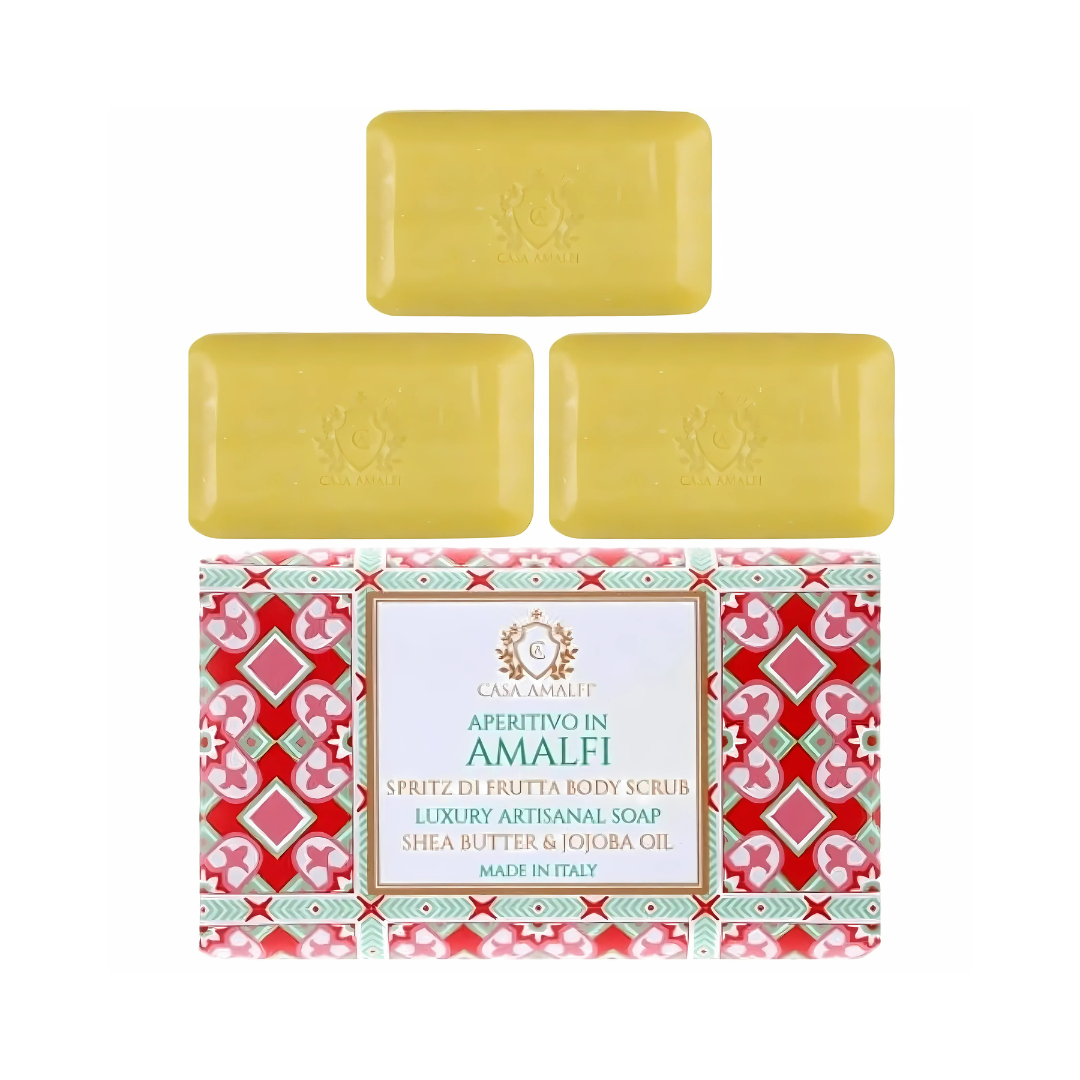 Casa Amalfi Aperitif Body Scrub Fruit Spritz Set of 3 × 150g