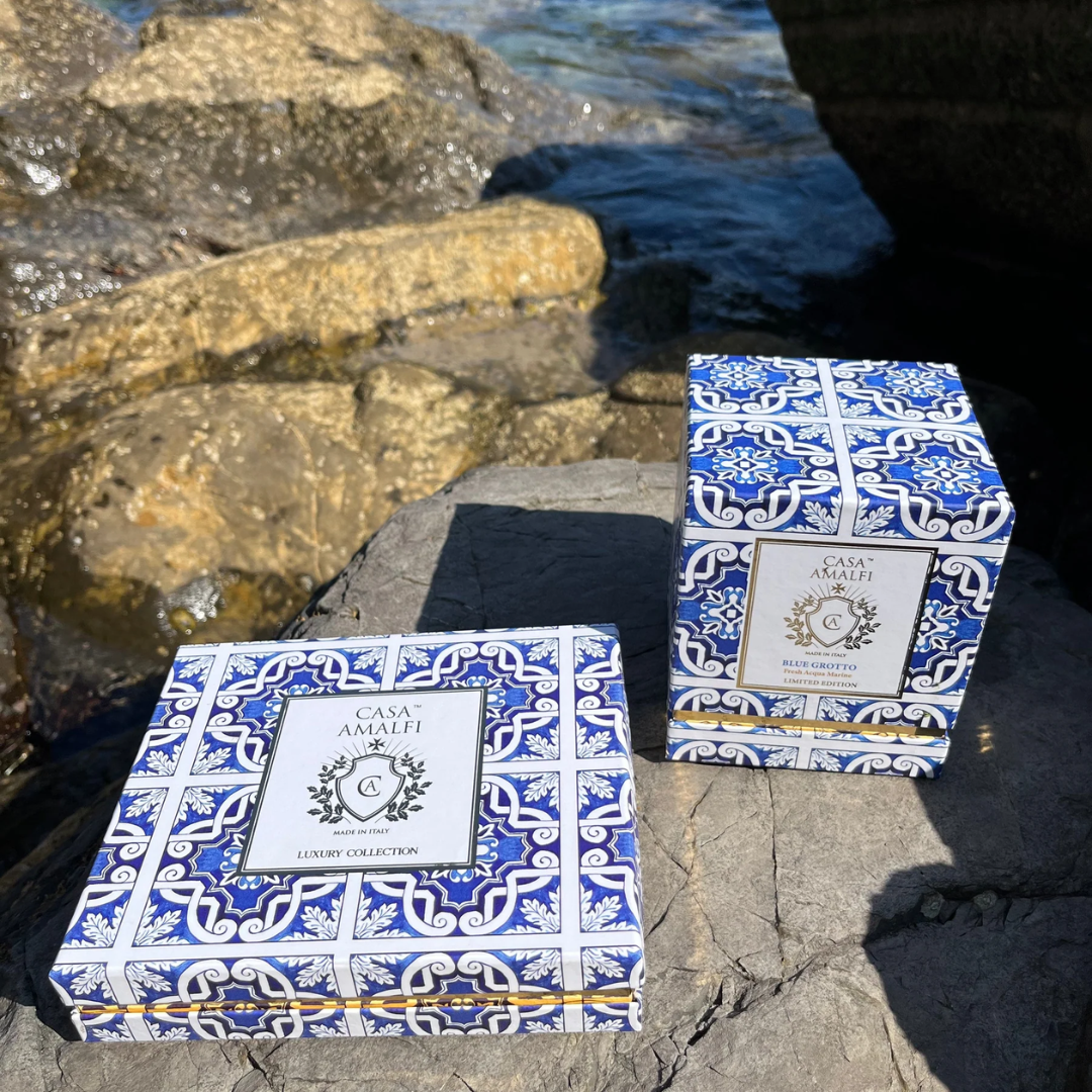 Casa Amalfi Blue Grotto Single Gift Set Aqua Marine & Citrus