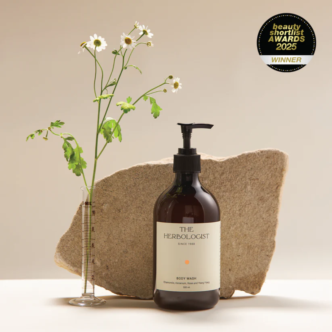 The Herbologist Chamomile, Geranium, Rose and Ylang Ylang Body Wash 500mL
