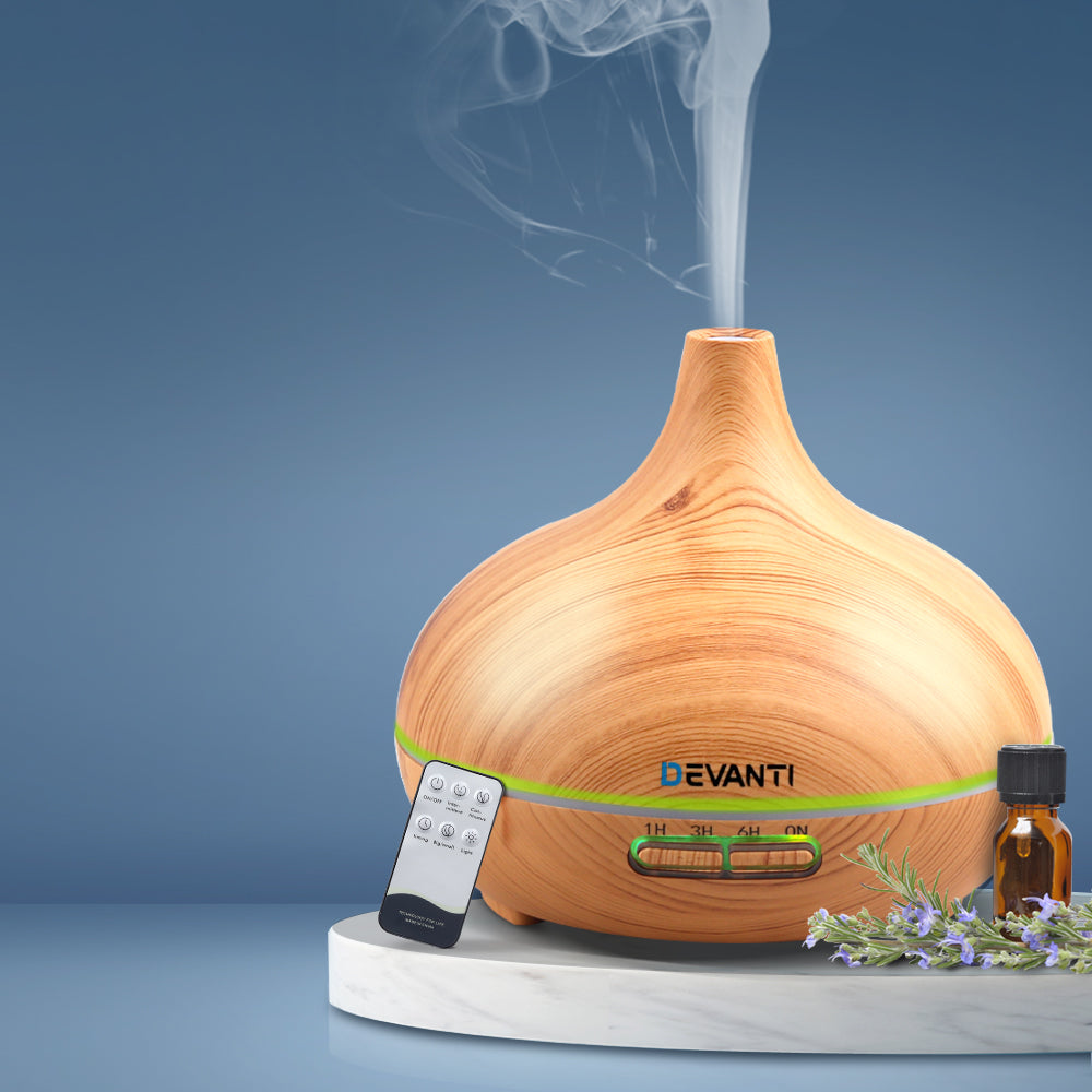 Devanti Aroma Diffuser 300mL – Light Wood