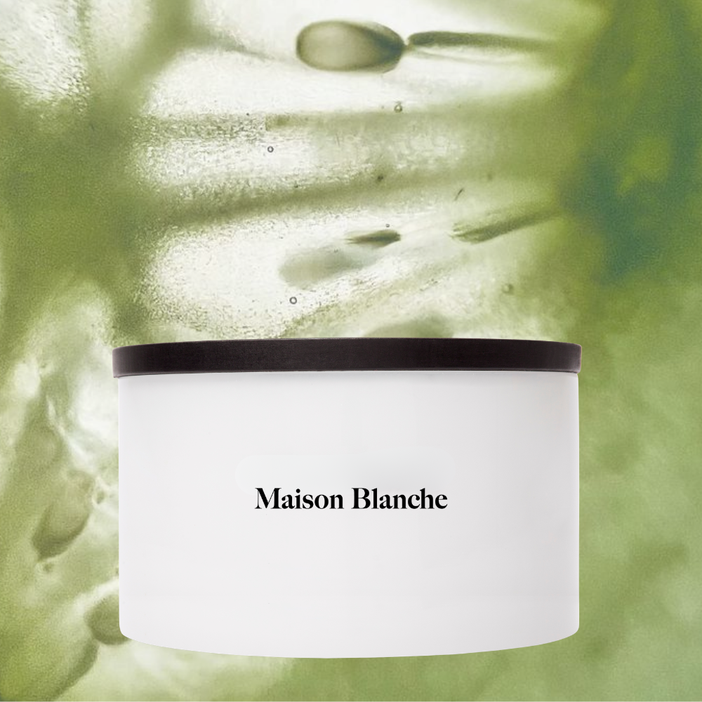 Maison Blanche 003 Cucumber & Mint Deluxe Candle 800g – official Maison Blanche product image 7