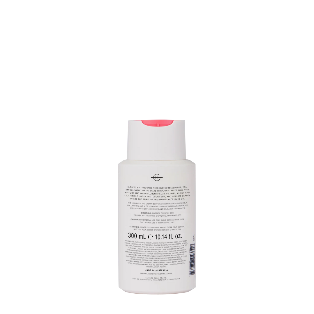 Glasshouse Fragrances Forever Florence Body Wash 300mL