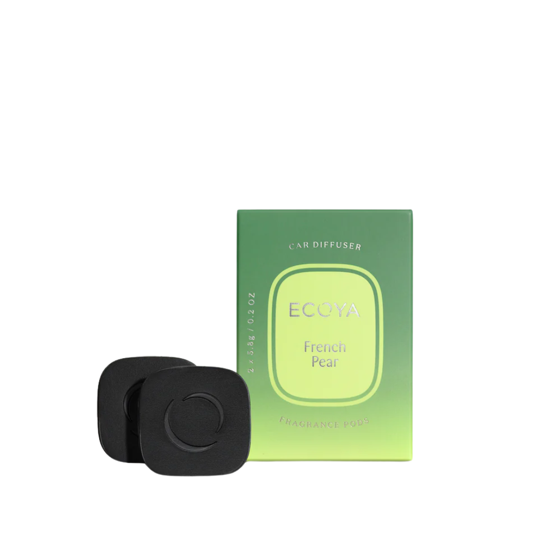 ECOYA Car Diffuser Fragrance Pods French Pear (Set of 2)