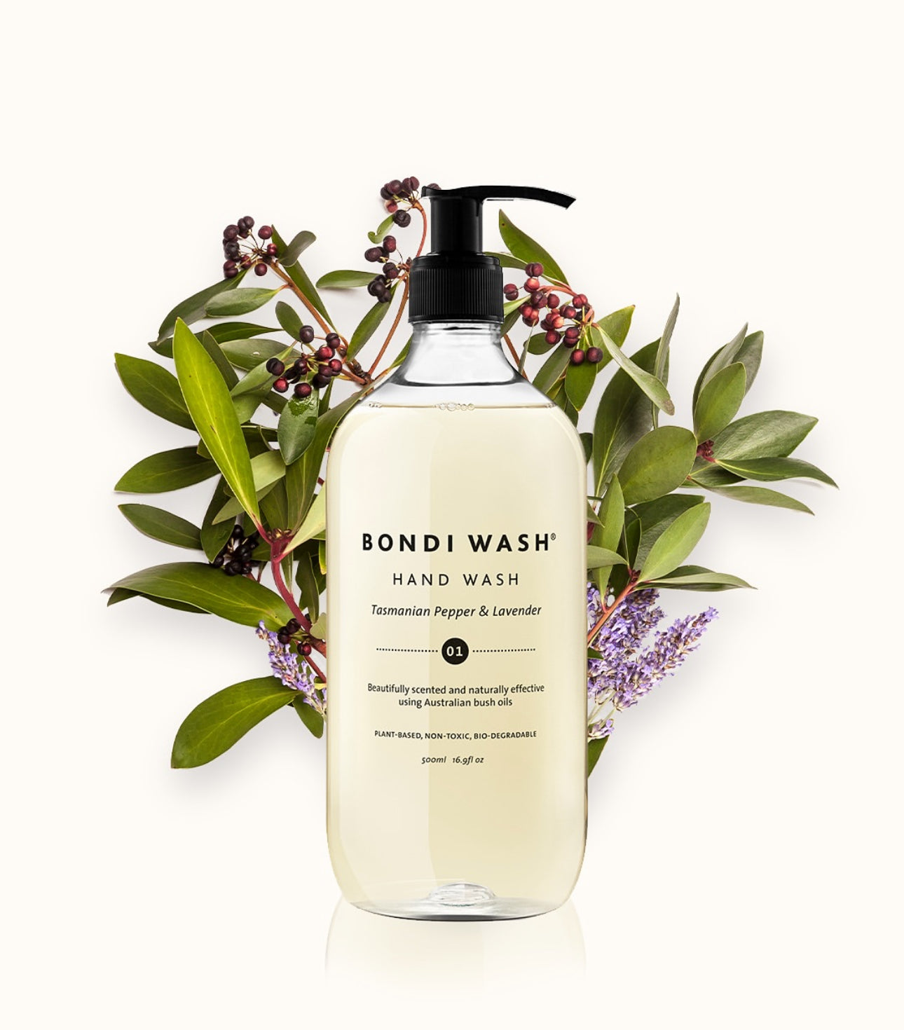 Bondi Wash Tasmanian Pepper & Lavender Hand Wash 500ml