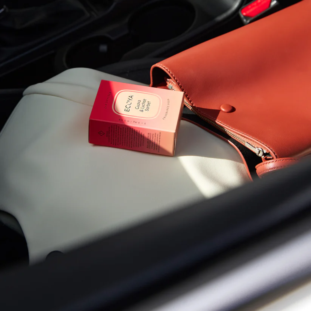 ECOYA Guava & Lychee Sorbet Car Diffuser Fragrance Pods