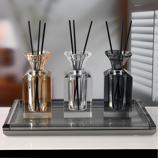 High-Grade Crystal Aromatherapy Bottle — Elegant Glass Diffuser Bottle