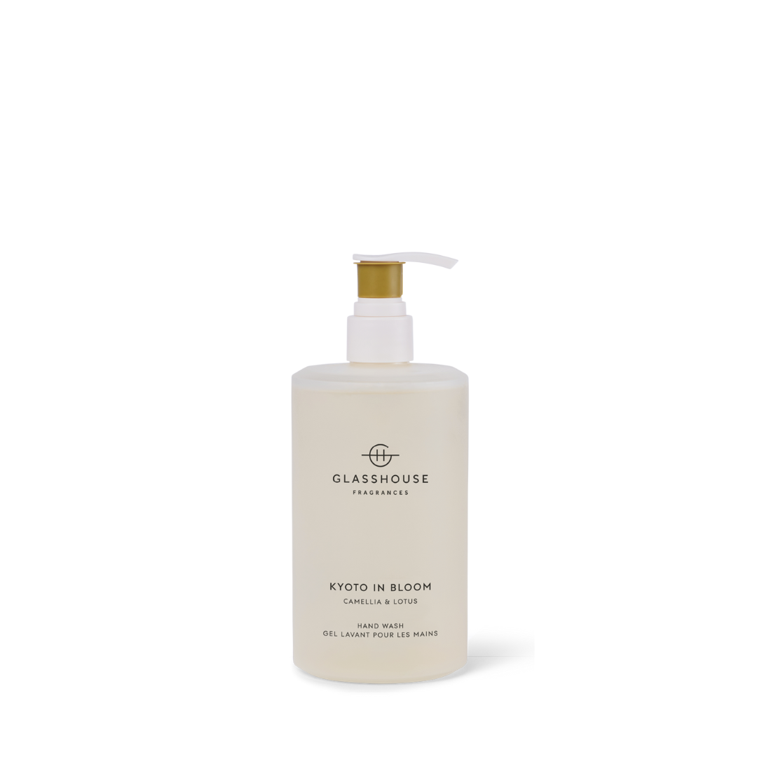 Glasshouse Fragrances Kyoto in Bloom Camellia & Lotus Hand Wash 450mL