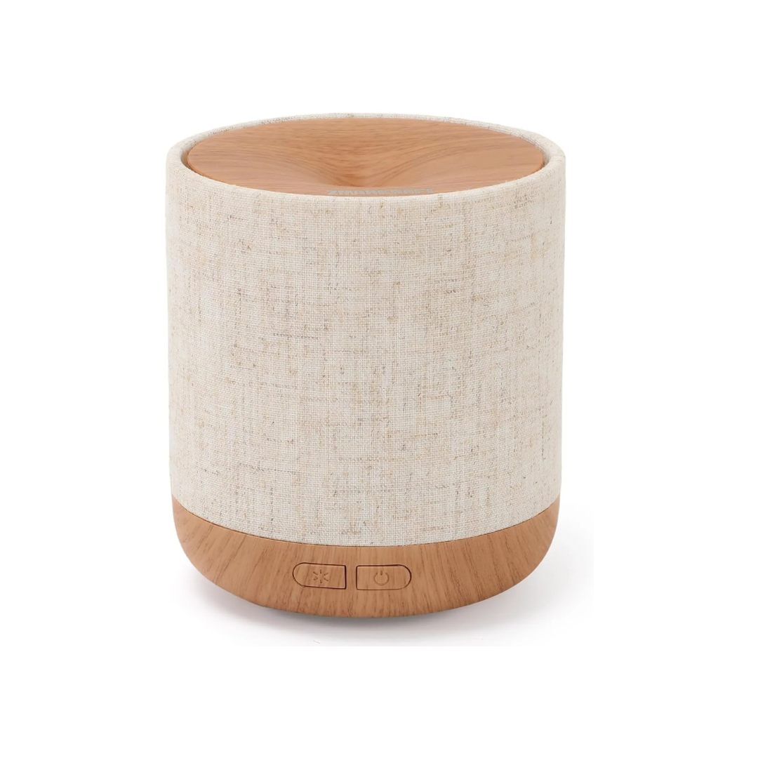 Essential Oil Diffuser with Fabric Cover & LED Night Lamp