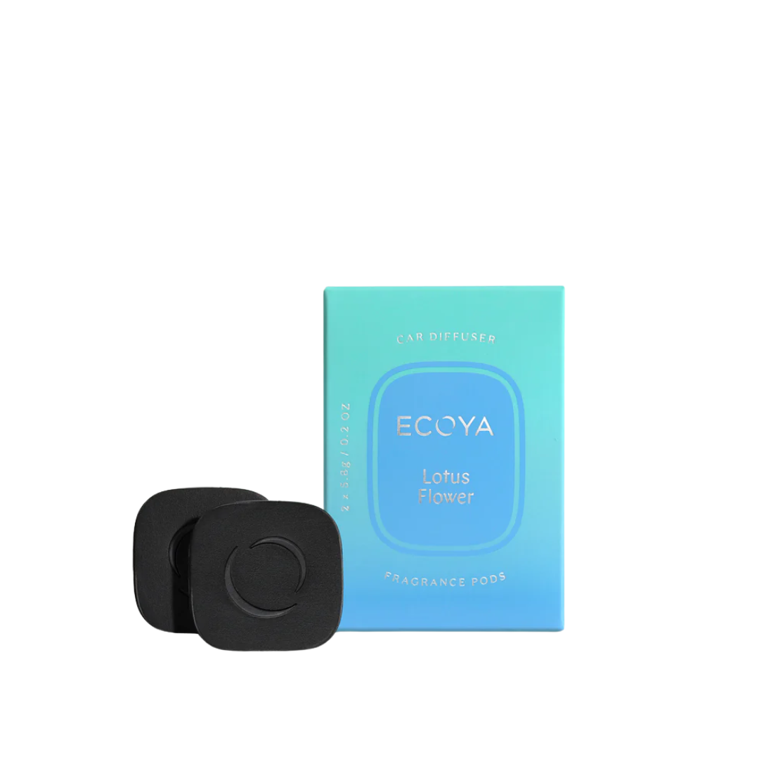 ECOYA Car Diffuser Fragrance Pods Lotus Flower (Set of 2)