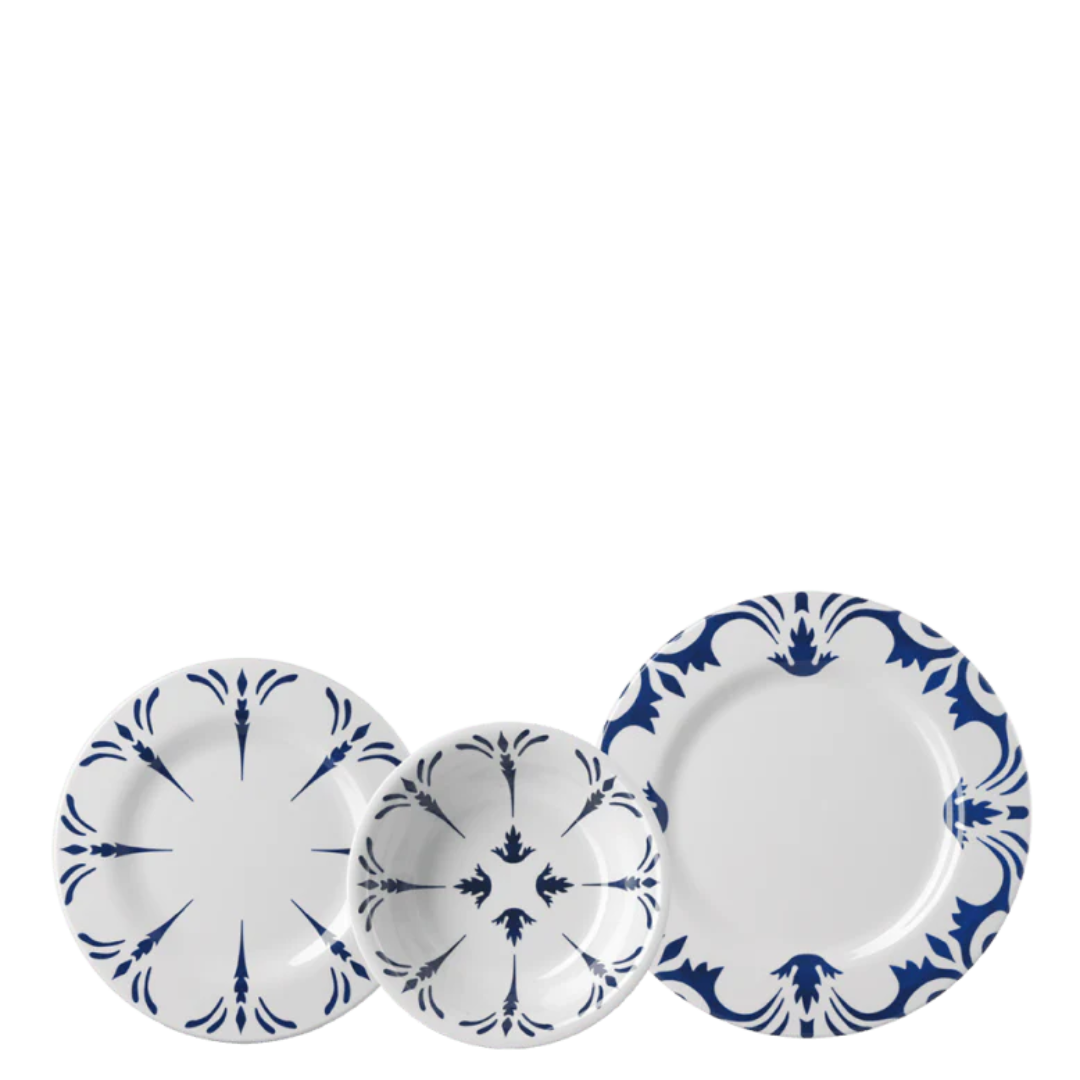 Mario Luca Giusti Tessa Bowls Blue Set of 2