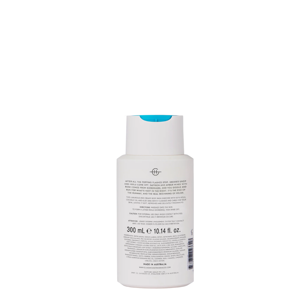 Glasshouse Fragrances Midnight in Milan Body Wash 300mL