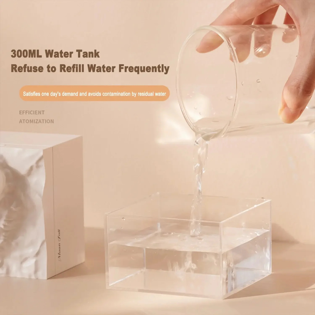Moon Lamp Aroma Diffuser & Cool Mist Humidifier