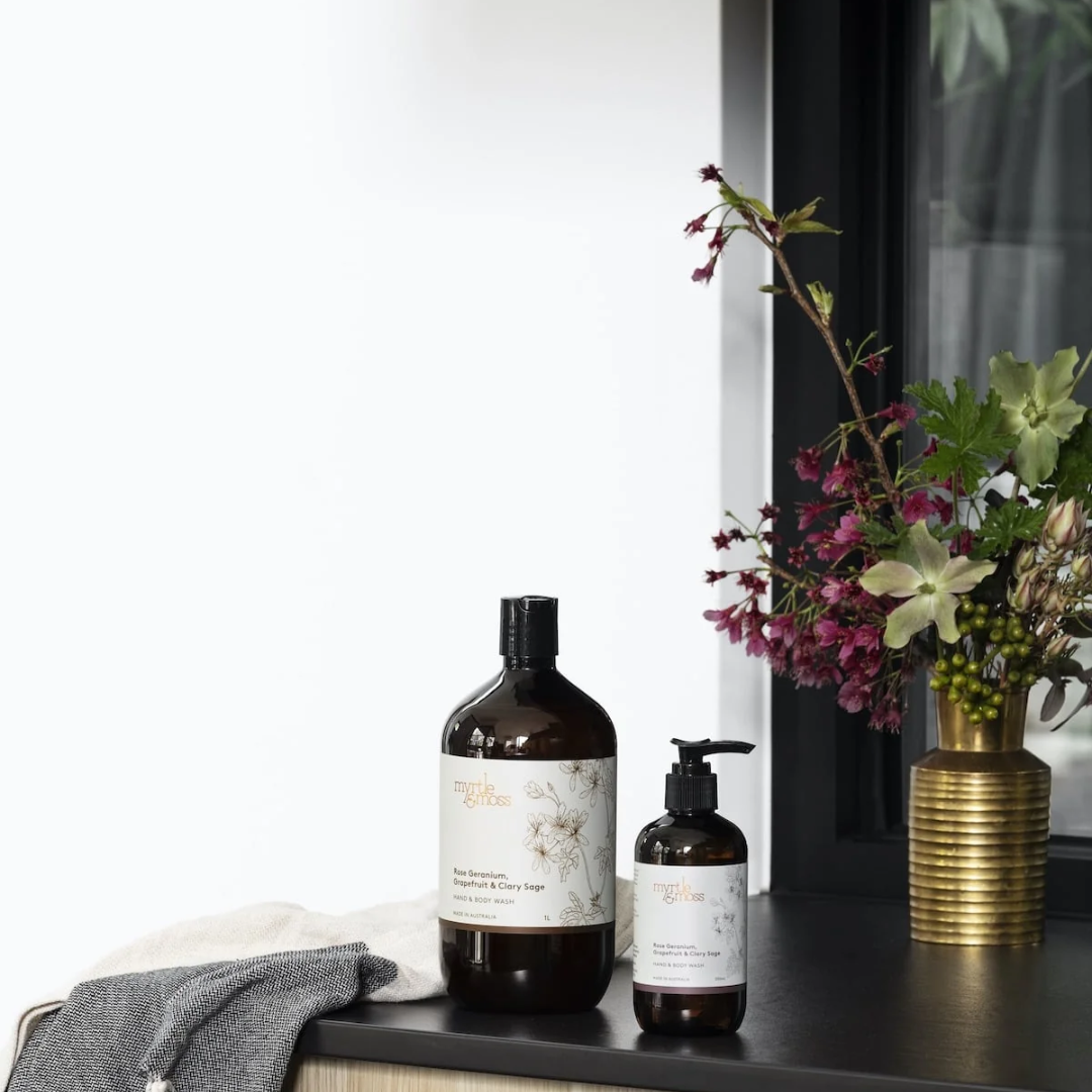 Myrtle & Moss Interior Scent Bundle Rose Geranium, Grapefruit & Clary Sage - The Perfume Company