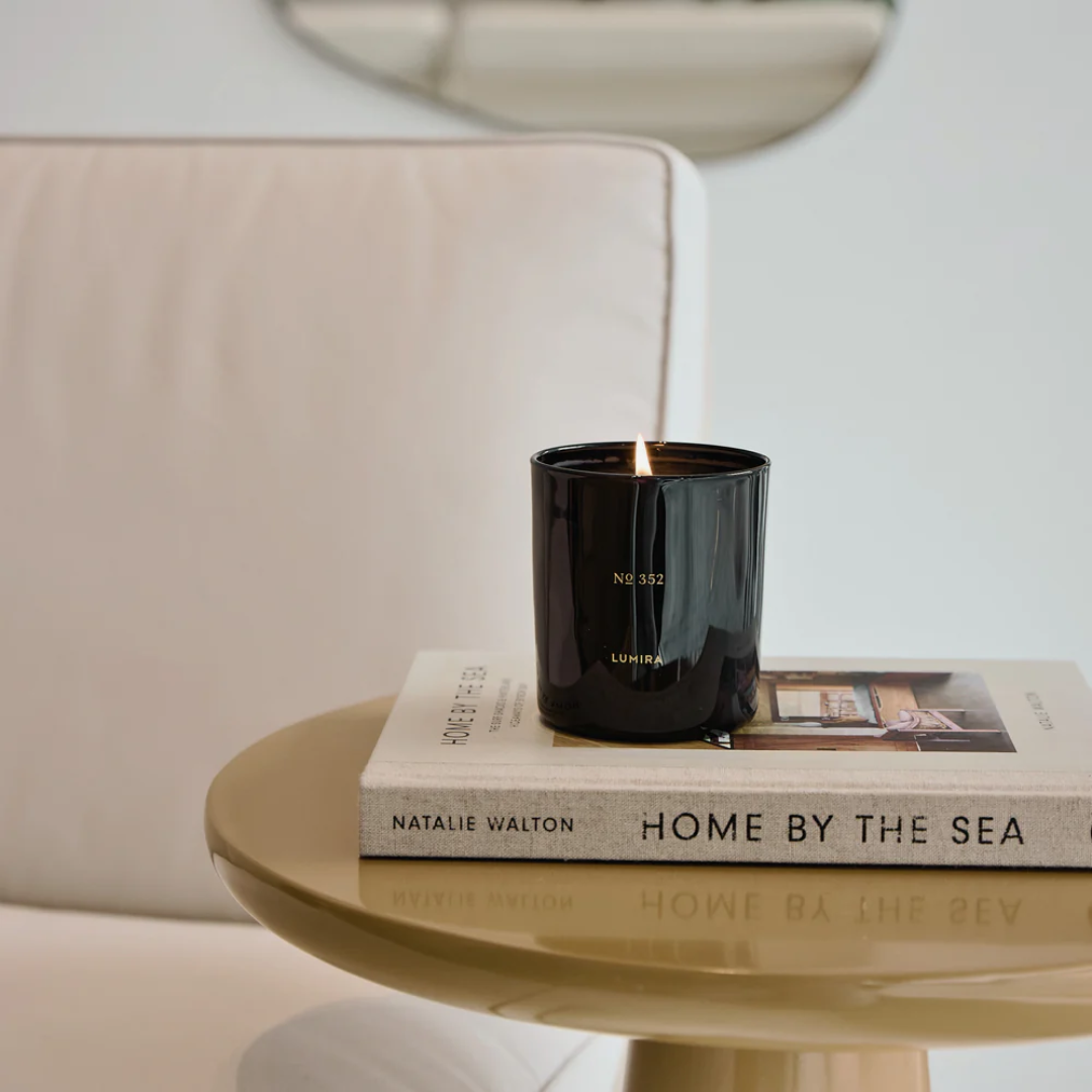 Lumira No. 352 Leather & Cedar Candle 300g
