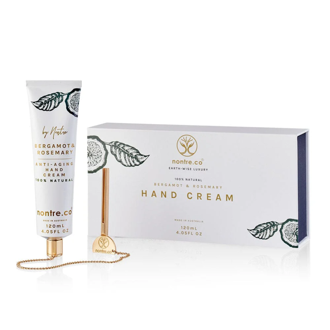 Nontre.co Natural Hand Cream Bergamot & Rosemary 120mL