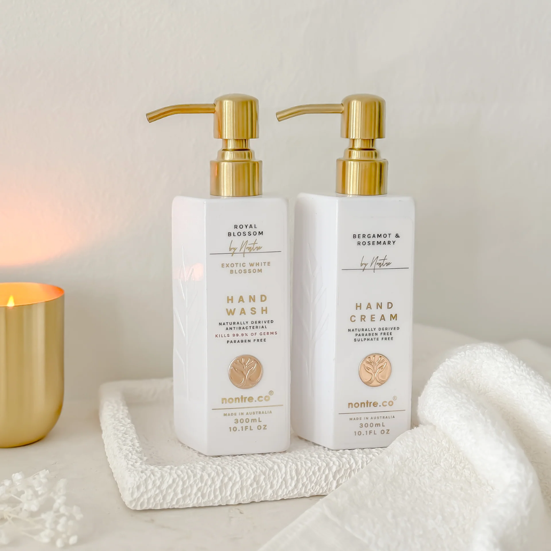 Nontre.co Natural Hand Cream Bergamot & Rosemary 300mL
