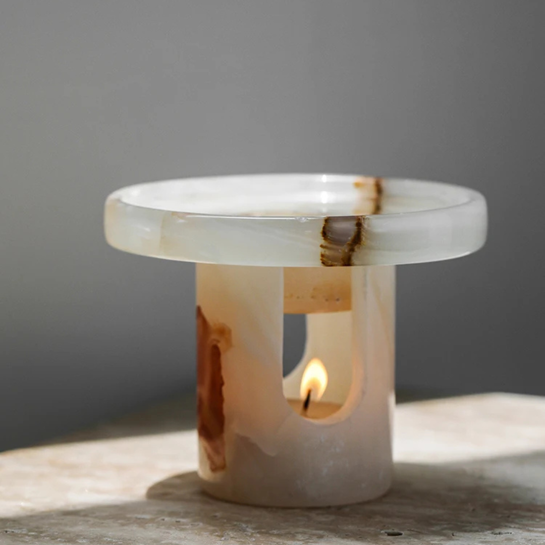 Essential Oil Burner Natural Marble Stone Diffuser