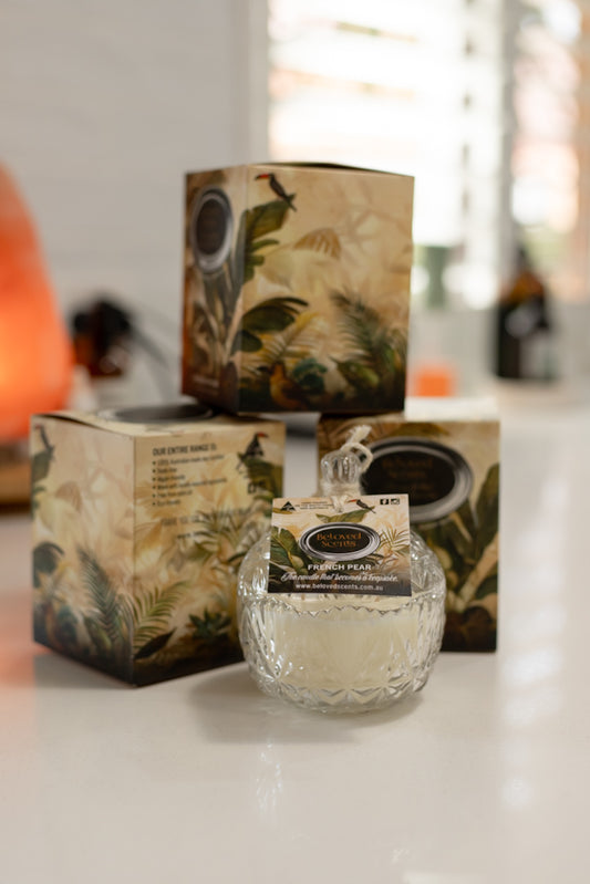 Beloved Scents French Pear Keepsake Candle 300g – 45hr Burn