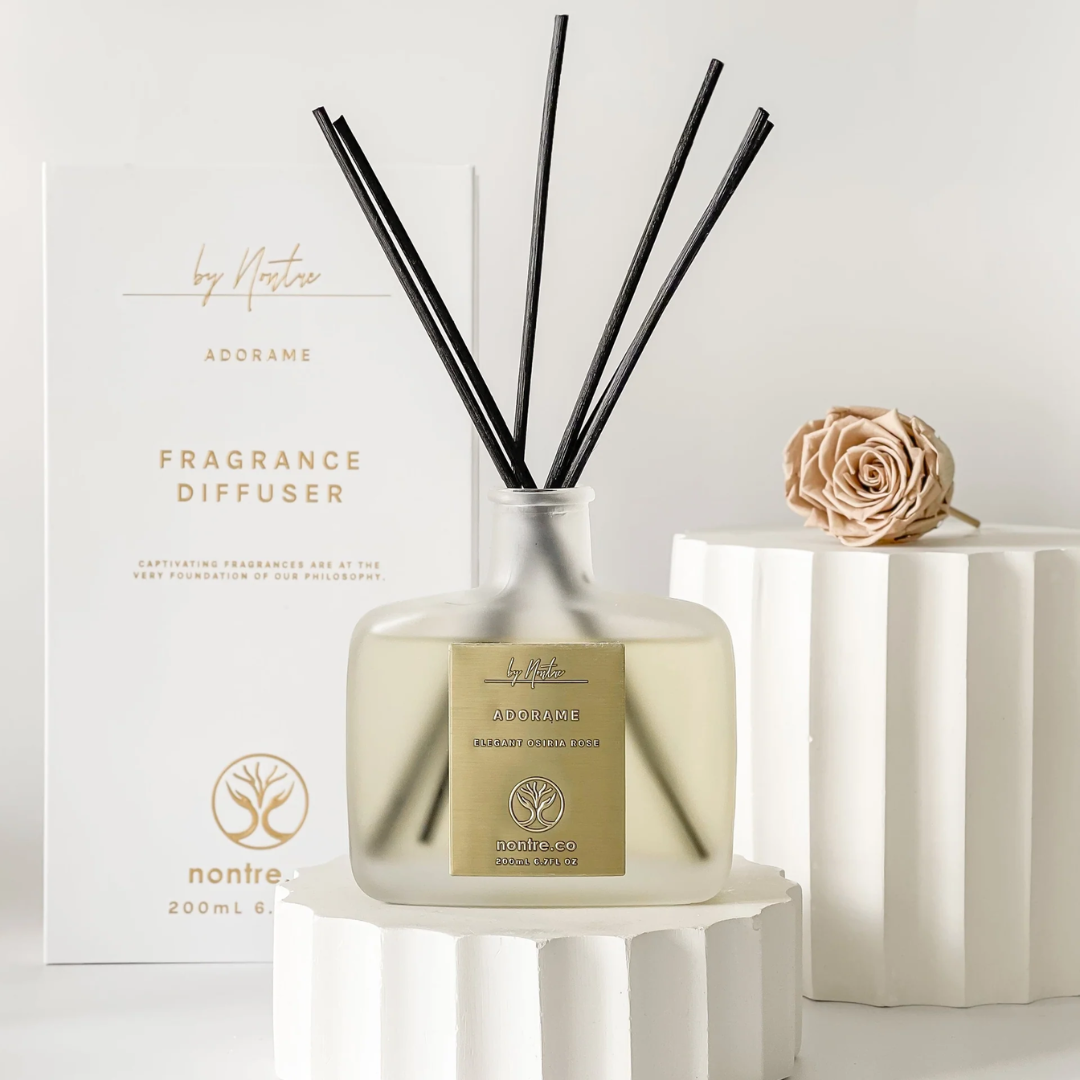Nontre.co Adorame Interior Perfume & Reed Diffuser Set 200mL