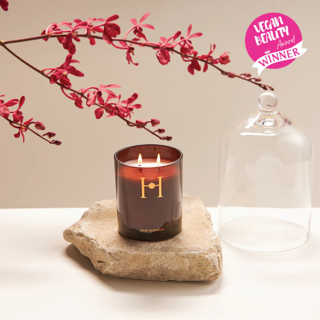 The Herbologist Rose Geranium Candle 300g