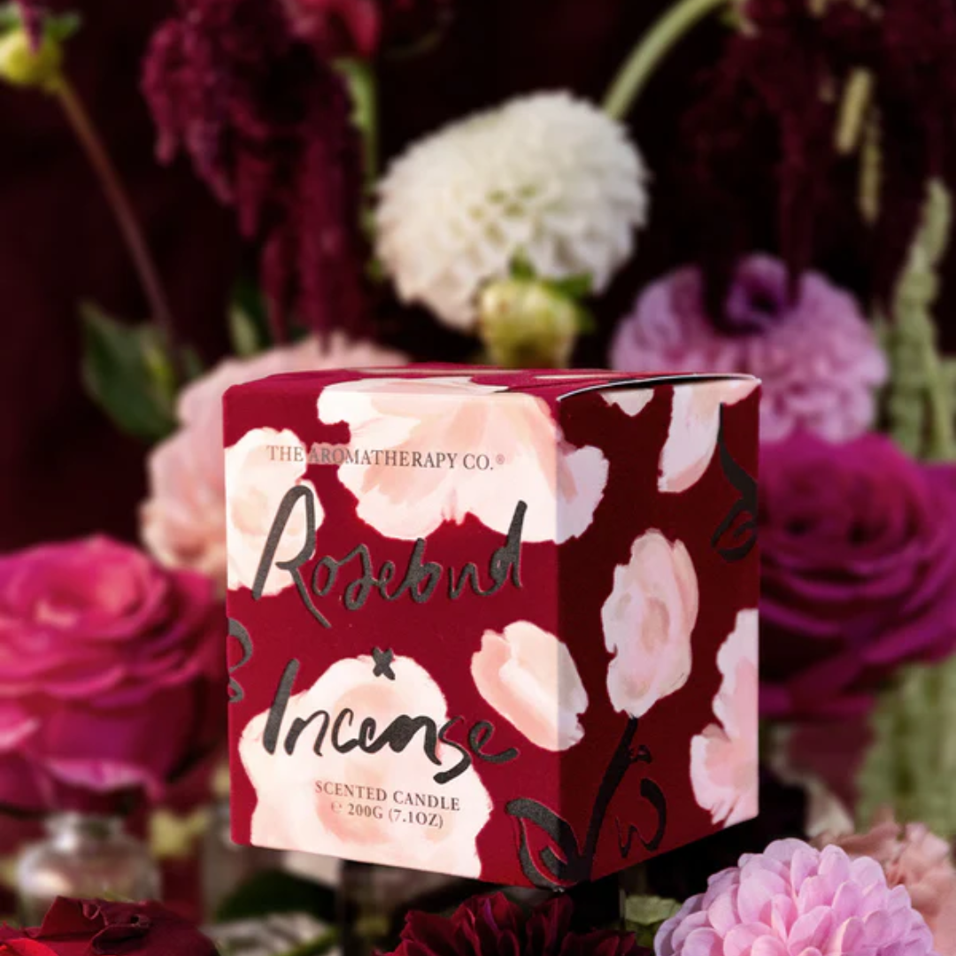 The Aromatherapy Co. Rosebud & Incense Scented Candle 80g