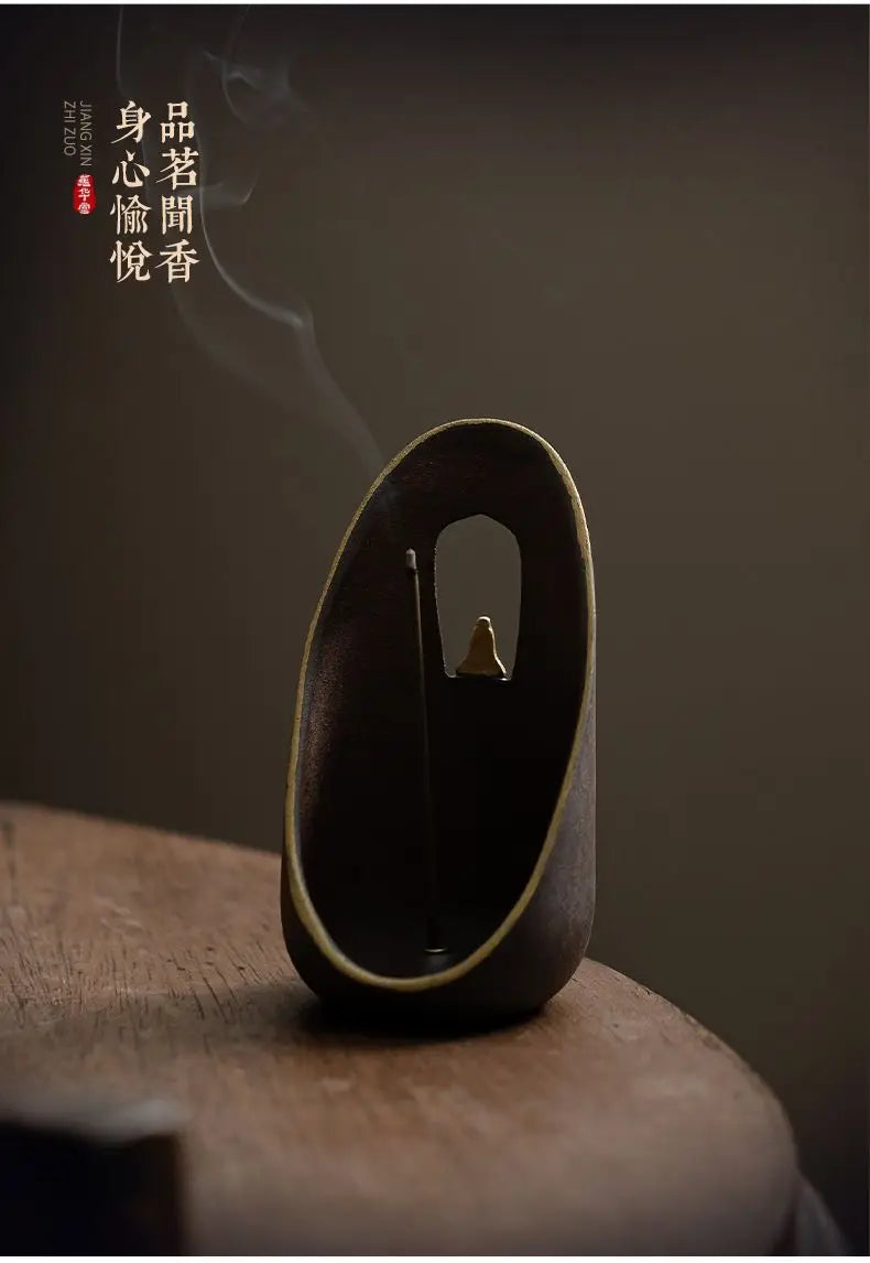 Threaded Ceramic Incense Burner – view 20