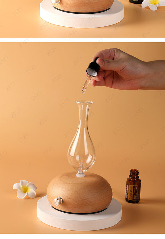Solid Wood Waterless Essential Oil Atomiser Diffuser