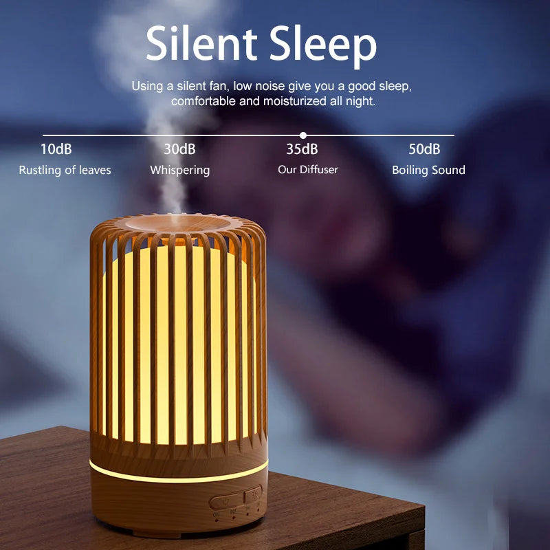 Ultrasonic Aromatherapy Essential Oil Diffuser& 150ml