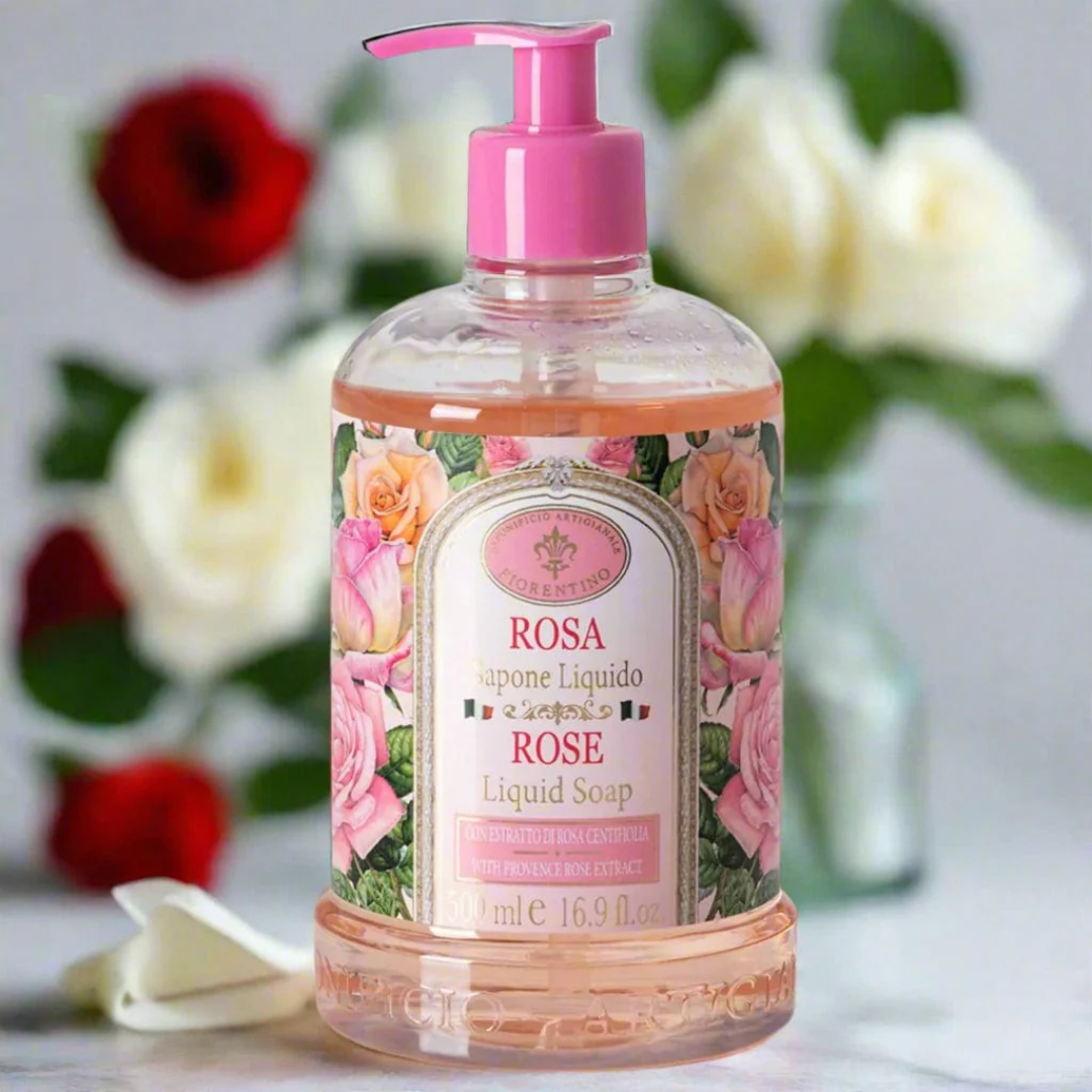 Saponificio Artigianale Fiorentino Rose Hand Wash Set of 3 x 500ml