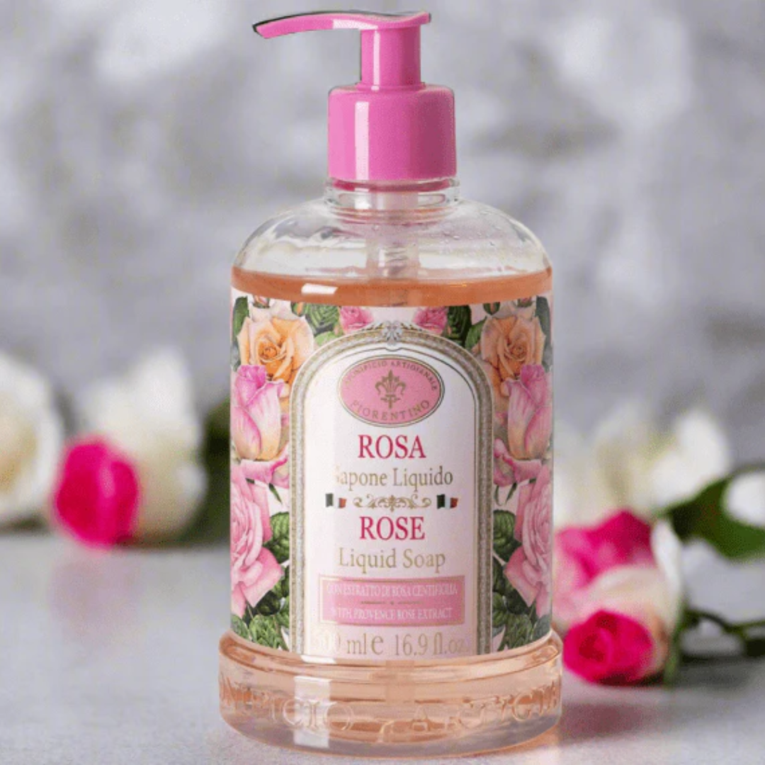 Saponificio Artigianale Fiorentino Rose Hand Wash Set of 3 x 500ml