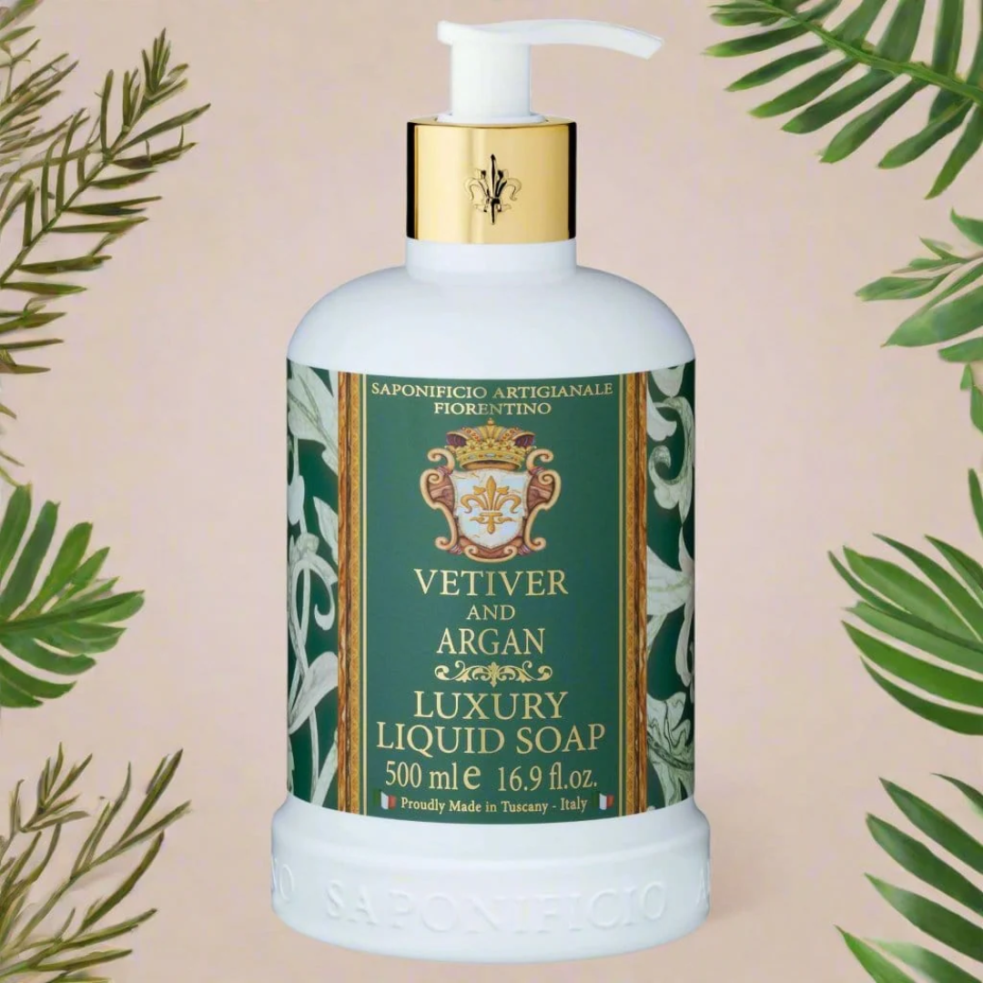 Saponificio Artigianale Fiorentino Vetiver & Argan Hand Wash Bundle Set 3 x 500ml